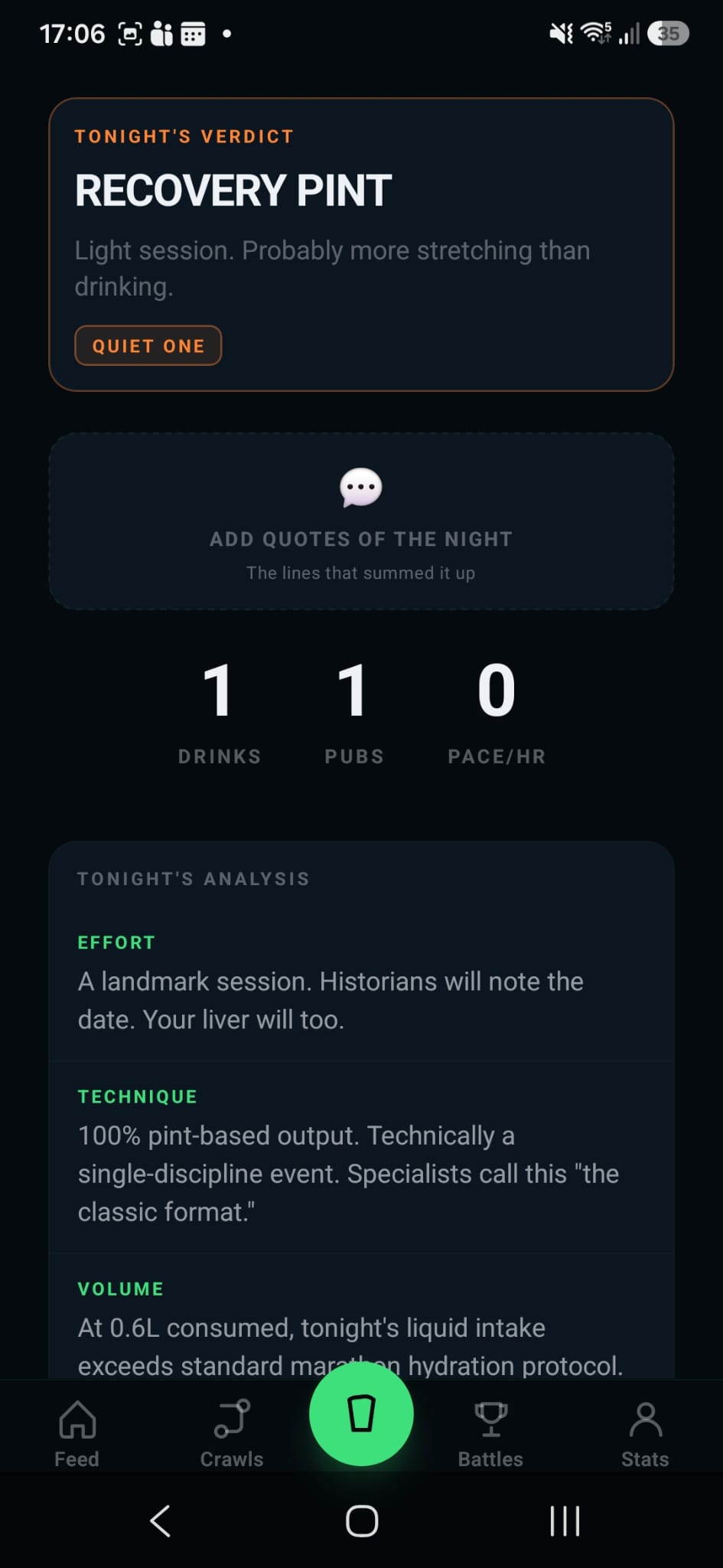 Barrmin tonight's verdict recap screen